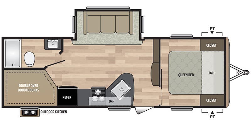 USED 2017 Keystone Springdale 240BH